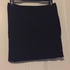 Black pencil skirt